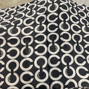 COACH  Monochrome Logo Pattern Scarf